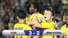 Kết quả SLNA 3–2 Bình Dương: SLNA vào chung kết Cúp QG